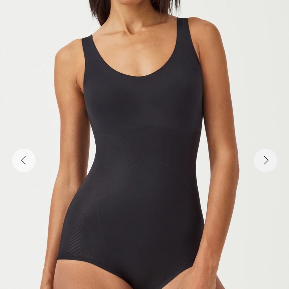 SPANX by Sara Blakely Black Shaping Tank Full Coverage Bodysuit – Size 1X